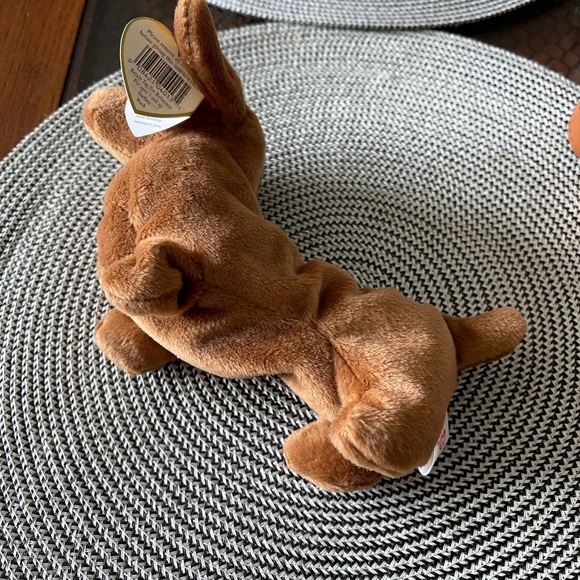 Ty Beanie Baby Dog named Weenie from 1995 - Picture 6 of 6